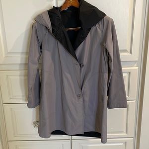Eileen Fisher reversible raincoat
